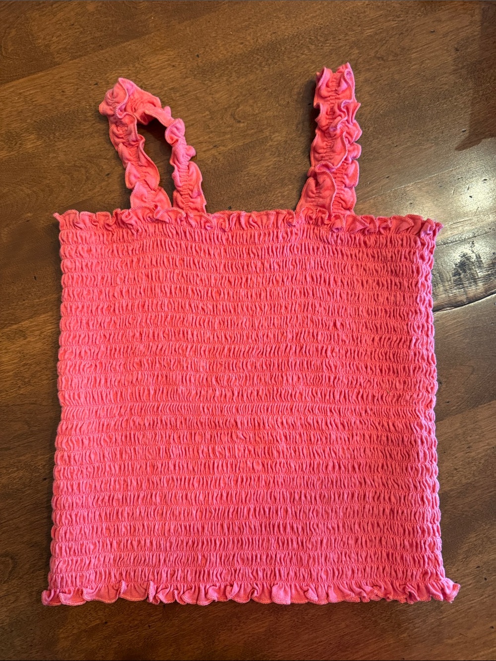 Girls Youth XL Art Class Smocked tank top